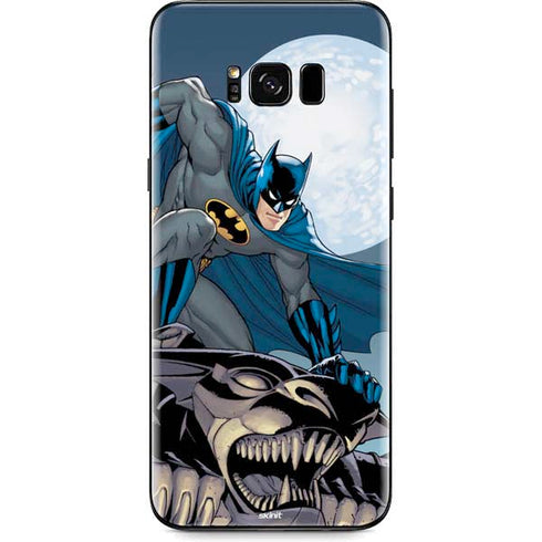 DC Comics Batman Action Pose 90's art Galaxy S8 Plus Skin